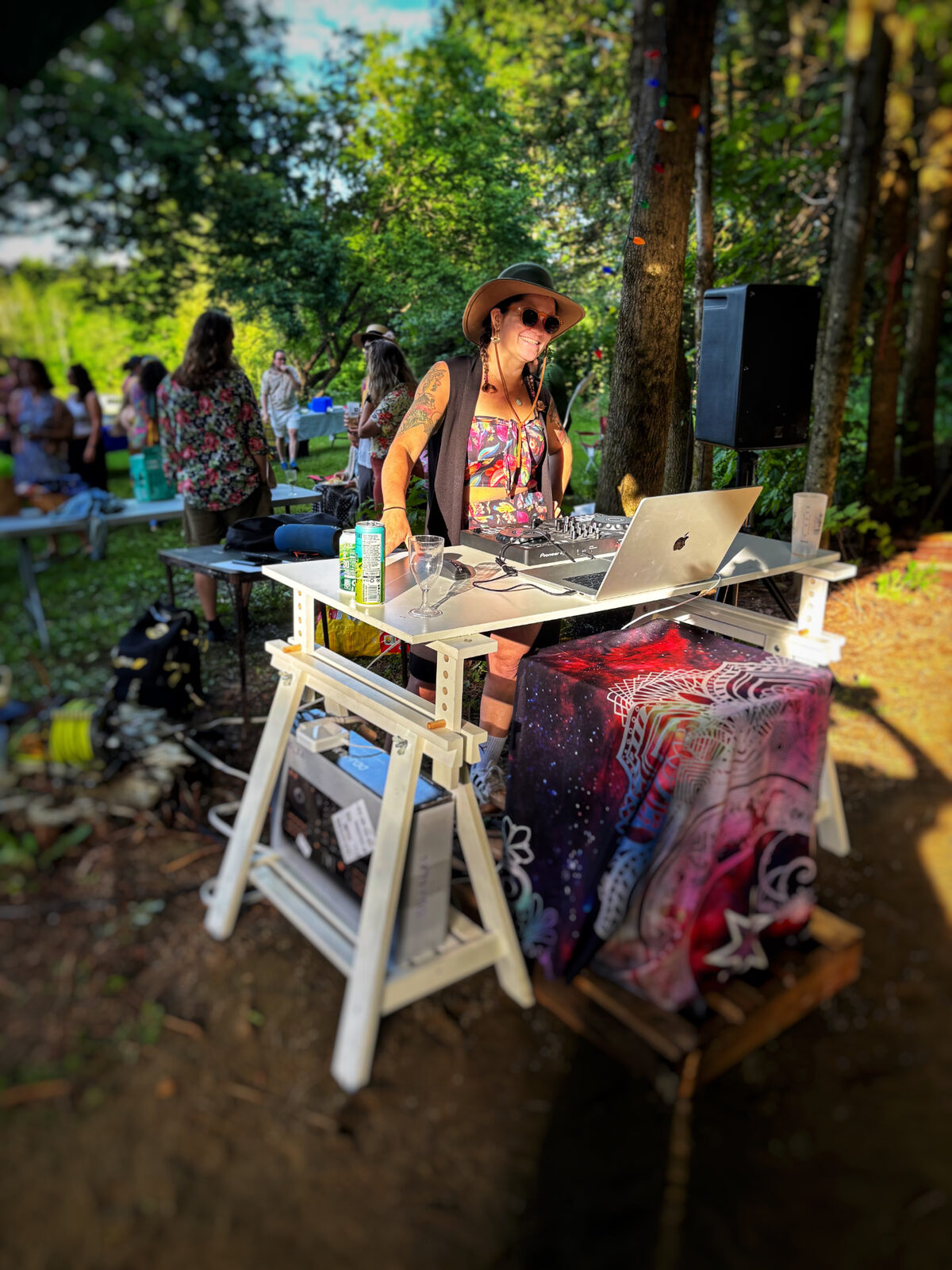 Set in the woods