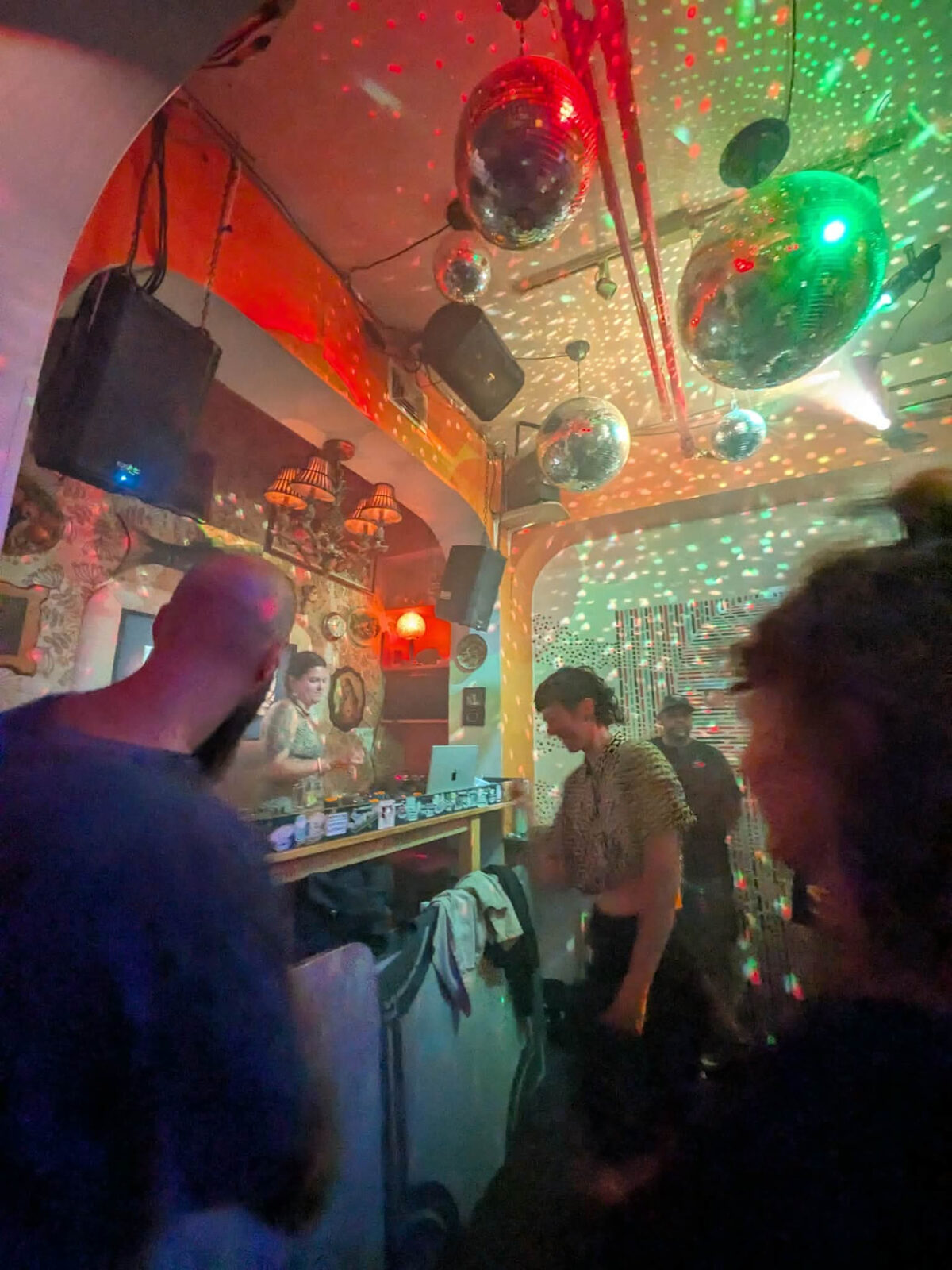 Dancing under the mirror balls